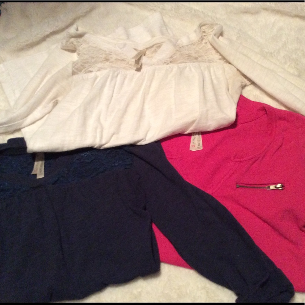 3 Small Col Story Half Sleeve Shirts